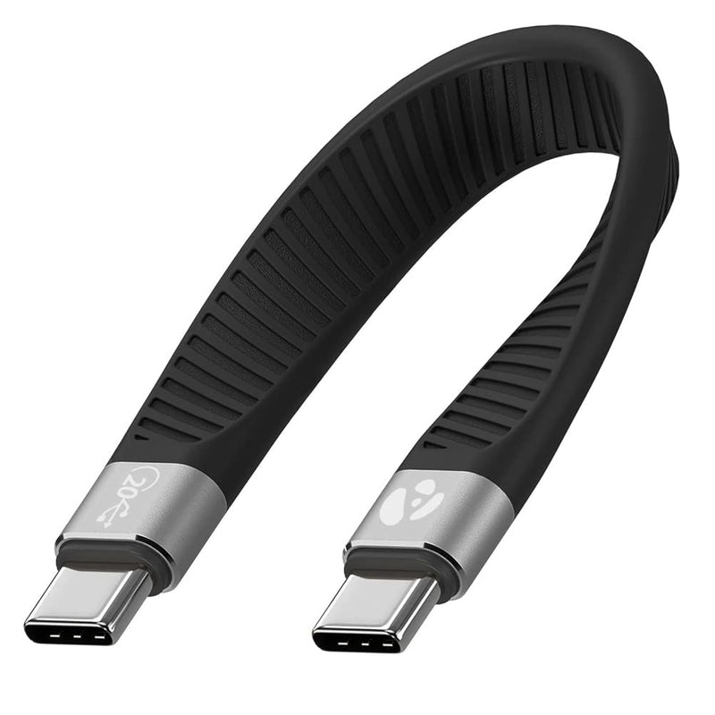 Afterplug Short Usb-C To Usb C Cable [13Cm 5 Inch], 100W 5A Pd Fast Charging,