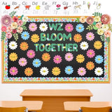 45 Pcs Springtime Flower Cutouts Flower Craft Cutouts Floral Note Cards For Spring Bulletin Board Springtime Classroom Wall Spring Tea Party Decoration