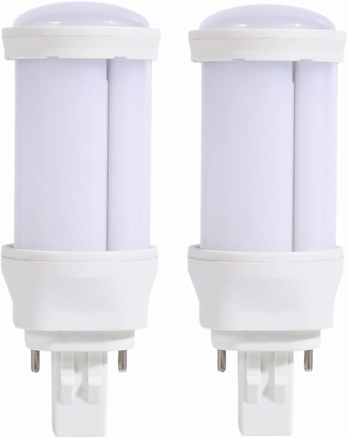GX23 LED Bulbs 2 Pack 9W 900 Lumens 6000K Cool White Plug and Play PLS-13W Replacement