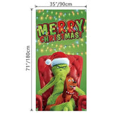 Christmas Door Cover Merry Christmas Font Porch Sign Winter New Year Xmas Decorations And Supplies For Home Party