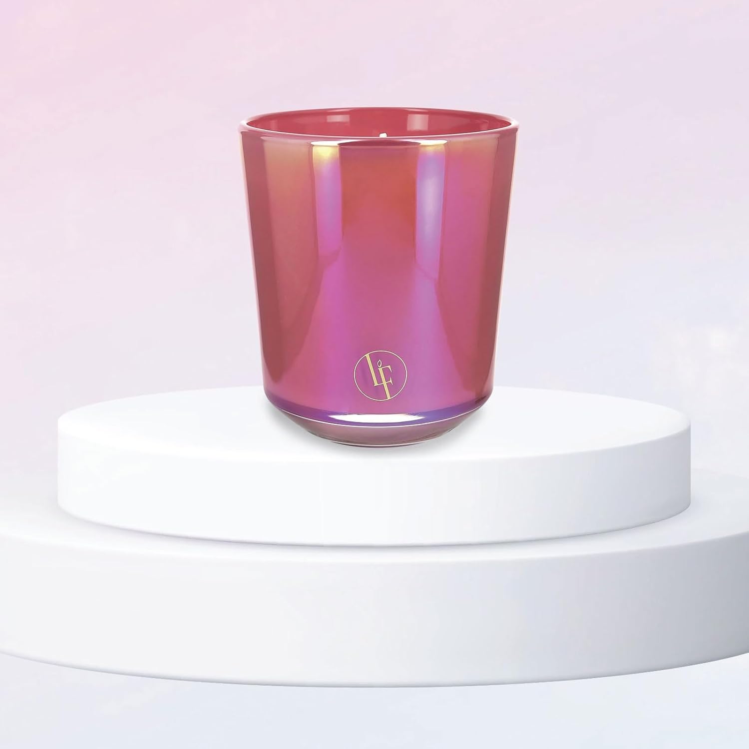- French-Made Scented Candle Jar - Darbie Angell - Blissful Rose - Made In France, 200 Grams, +/- 40-Hour Burn Time - ?3.35 X 3.35 X 3.76 Inches