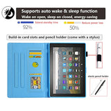 Kindle Fire Hd 10 Tablet Case (Only Fits 11Th Generation, 2021 Release) With P