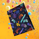 Gaming Wrapping Paper - 17 Inch X 33 Ft - Colorful Video Game Design Gift Wrap Paper For Birthday Game Party Favor Game Lover Holiday