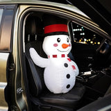 Christmas Snowman Blow-Up Décor For Cars, Vehicle Buddy Inflatable With 12V Car Blower Plug Led Lights Decoration Easy S