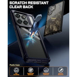 Guardian Case For Motorola Moto Edge 2025 [Not For 2024 Version], [20Ft Mil-Grade Drop Tested], Full Body Hybrid Shockproof Bumper Cover With Built-In Screen Protector, Blue/Clear