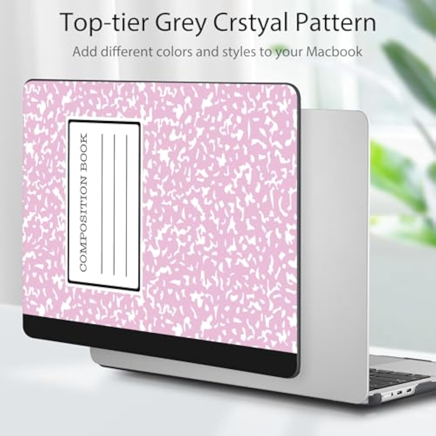 For M4 Macbook Air 13.6 Inch Case 2025-2022 Release M2 Chip Model A3240 A3113 A2681, Plastic Hard Shell Cover For Macbook Air 13.6 Liquid Retina Display With Touch Id, Composition Book