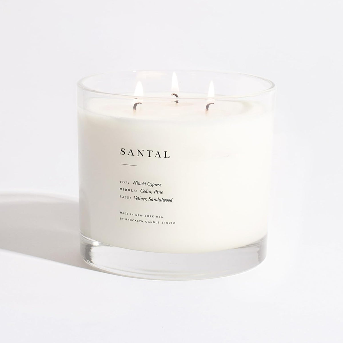 Santal Xl 3 Wick Candle - Luxury Scented Candle, Vegan Soy Wax, Hand Poured In The Usa, 100 Hour Slow Burn Time - 27Oz