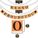16" Gold "We Are So Proud of You" Balloons Banner for Graduation 2025