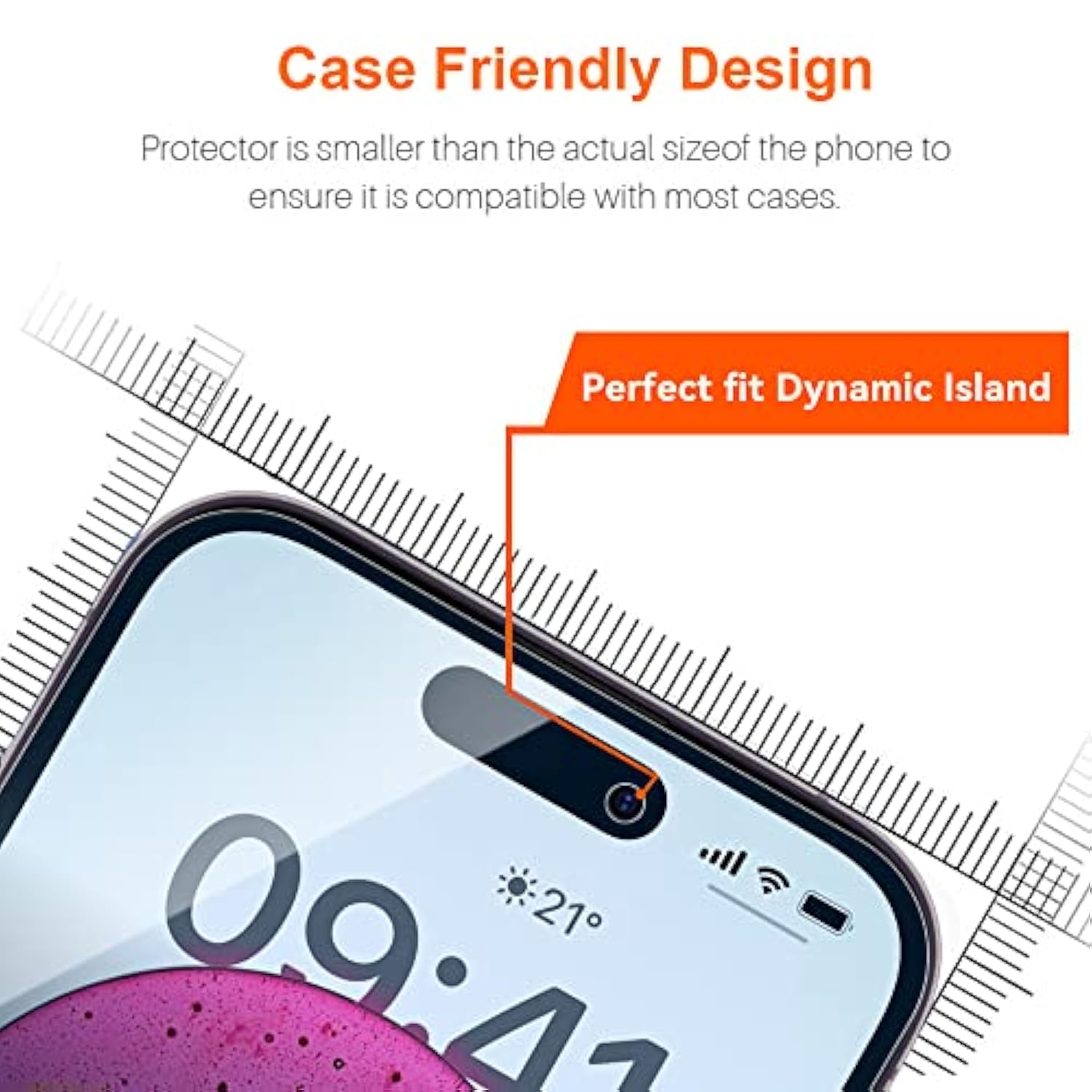 Screen Protector For Iphone 14 Pro Max Blue Light Screen Protector 6.7Inch. Anti Blue Light Tempered Glass Film For Iphone 14 Pro Max 3 Pack