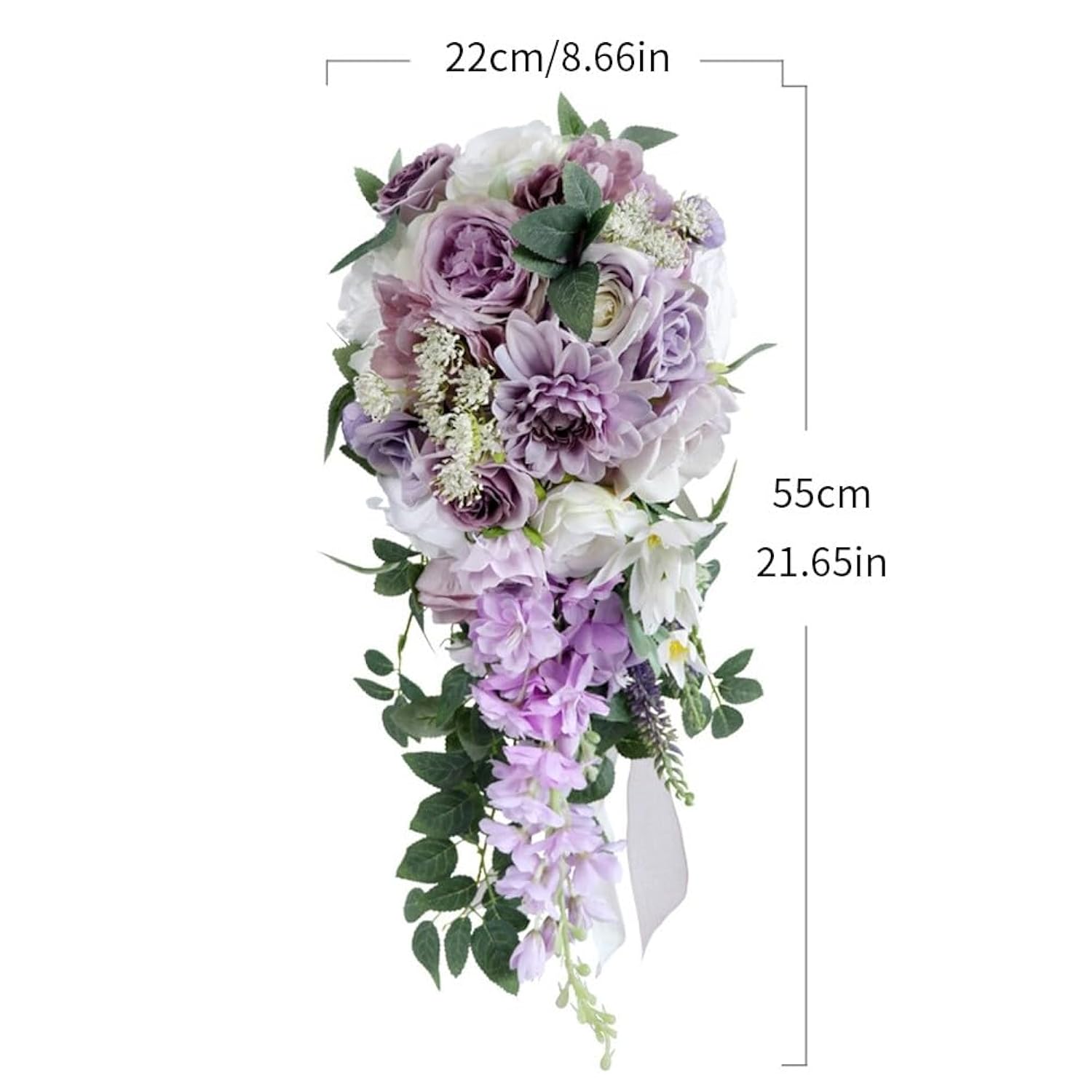 Purple Rose Wedding Bouquets Artificial Lavender Flowers Wedding Bouquets For Bride Bridesmaid Bouquet Faux Bouquet Bride Bridesmaid Holding Flower For Wedding Decor
