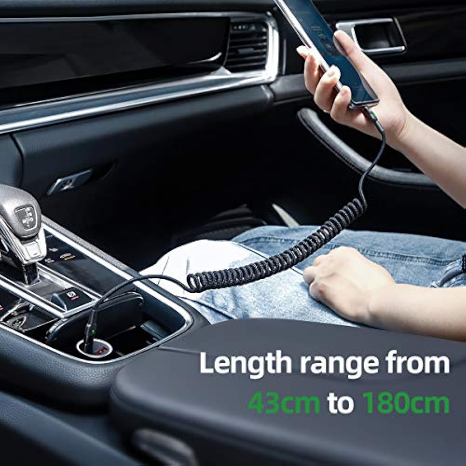 Coiled Usb Type C Cable, Usb C To Usb C Cable (6Ft 60W) Scalable Spring Pd Typ
