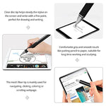 Capacitive Stylus Pen (4 Pack), Universal Stylist Pens 2 In 1 Precision Series Fine Point Disc Touch Screen For Iphone/Ipad/Android/Tablet And All Screens