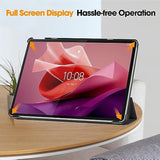 Case For Lenovo Tab P12 12.7 Inch 2023, Folding Folio Ultra-Thin Smart Pu Leat