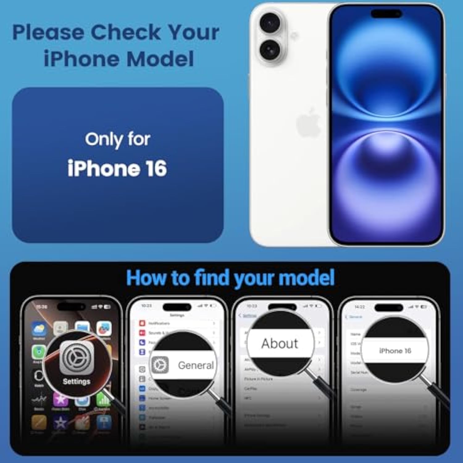 For Iphone 16 Case Clear, [Compatible With Magsafe][Anti-Yellowing][-Grade Protection] Shockproof Slim Magnetic Phone Case For Iphone 16, Transparent