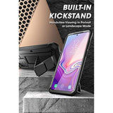 SupCase for Samsung Galaxy S20 Ultra Case with Screen Protector (Unicorn Beetle Pro), [Built-in Belt Clip & Stand] Full-Body Rugged Kickstand Protective Phone Case for Galaxy S20 Ultra 5G, Black