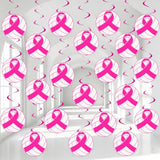 20Pcs Hot Pink Volleyball Party Decorations Volleyball Value Foil Swirl Ceiling Hanging Decor Pink Out Volleyball Ceiling Streamers Sport Theme Essentials for Breast Cancer Awareness Charity Events