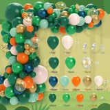 Dinosaur Birthday Party Decorations, 113Pcs Dinosaur Balloons Include Happy Birthday Balloons, Curtains For Dino Themed Party Baby Shower Decorations Supplies Boys Kids