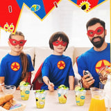 50 Pcs Hero Themed Party Decorations Cups Bulk Hero Birthday Party Supplies 12 Oz Disposable Clear Plastic Cups Themed Decorations For Fun Hot Cold Drinking Boom Birthday Favor