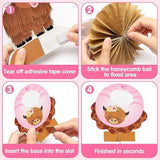 12Pcs Pink Highland Cow Honeycomb Centerpieces Floral Highland Cattle