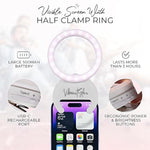 Phone Ring Light Clip On - , Rotatable Selfie Ring Light For Phone, Tablet, Laptop With Usb-C Charging Cable - 3 Color Modes & 5 Levels Of Brightness