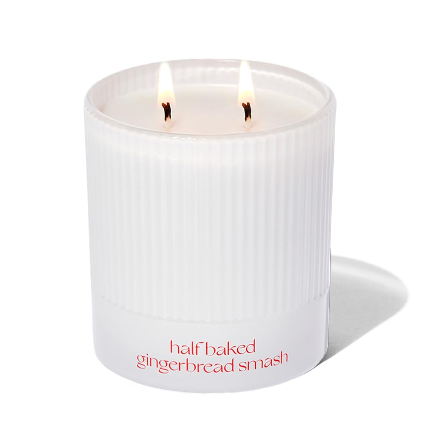 Half Baked Harvest Gingerbread Smash Holiday Scented Candle By , Gourmand, Spicy, Vanilla Scent, 50+ Hours, 100% Cotton Fiber Wicks, Soy Wax Blend, Non-Toxic, Vegan, 8.5Oz