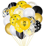 100 Pcs Bee Balloons Decorations Kit Happy Bee Day Dots Balloon Confetti Black Yellow Latex Favor For Birthday Party Decoration