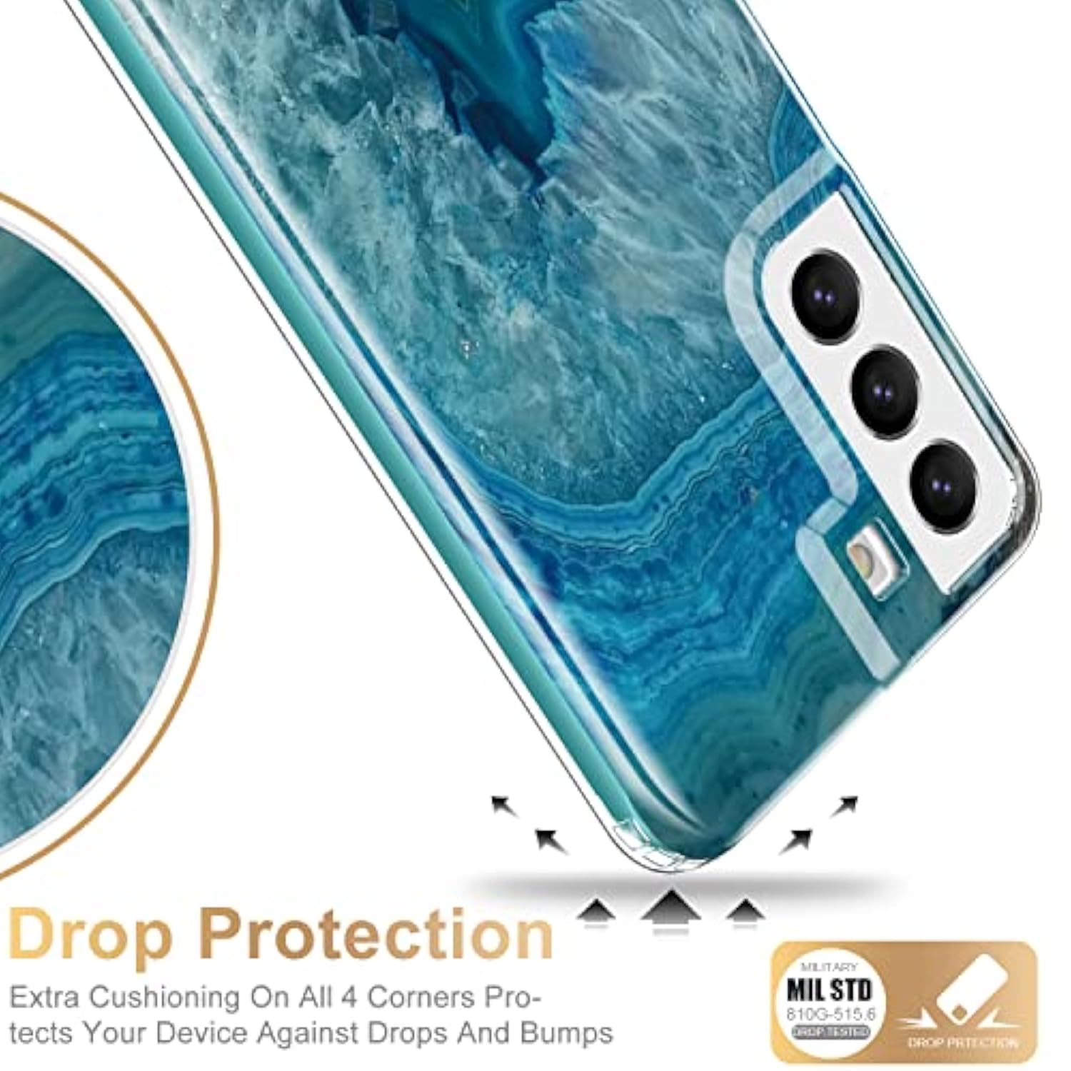 Samsung Galaxy S22 Rugged Cover With Fashionable Designs For Women Girls