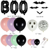 Halloween Balloon Arch Kit – 18", 10", 5" Balloons with Bat Stickers
