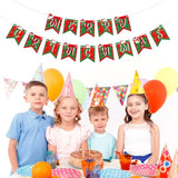Merry Grinchmas Colorful Christmas Party Banner Kids Holiday Decorations