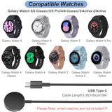 Charger For Samsung Galaxy Watch 6/6 Classic/5/5 Pro/4/4 Classic/3/Active 2/Active, Replacement Smart Watch Charging Cable (Usb Type C)