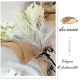 2 Inch Wide 10 Yards Burlap Ribbon Natural Color, Natural Jute Burlap