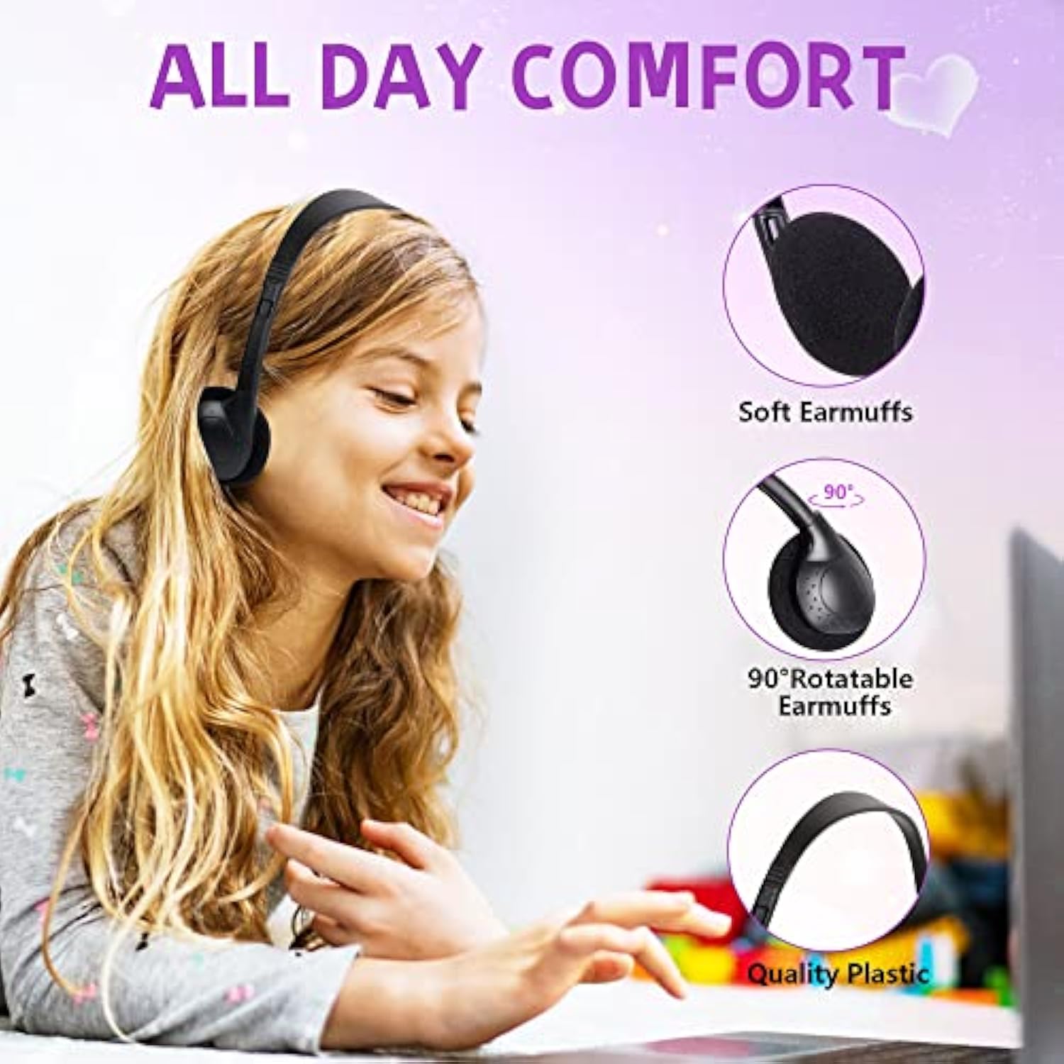 Kids Headphones Bulk 30 Pack For School Students Children Teen Boys Girls, Wholesale Headphones For Classroom Earphones (Black)