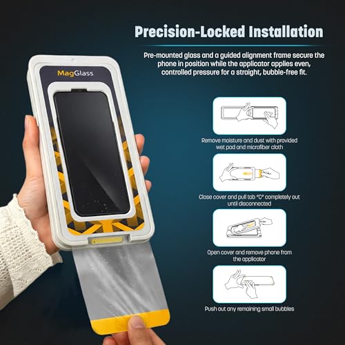 for  Galaxy S26 Privacy Screen Protector - Anti Spy Tempered Glass with Easy Applicator Included (Fingerprint Compatible)