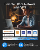 Tr3000 Pocket-Sized Wi-Fi 6 Wireless 2.5Gb Travel Router | Wifi Router | Openvpn, Wireguard, Connect To Public & Hotel Wi-Fi Login Page, Rv