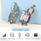Dock Connector For Samsung Galaxy S21 5G Charging Port Flex Cable Replacement For Samsung S21 5G G991U/G991W Usb Charger Dock Board Connector With Tools (Black)