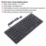 K1000 Portable Mini Keyboard, Usb Wired & Multimedia Kaypad, Compact Lapaccessories, Computer Parts
