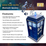 Doctor Who Bad Wolf Tardis Wireless Bluetooth Speaker Plays Music, Lights Up, Accurate Sounds Effects |Gifts For Men Or Women - Best Gifts Birthday Collectibles For Doctor Who