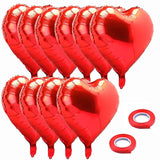 18 Inch Red Mylar Heart Balloons Foil Balloons For Valentines Day Wedd