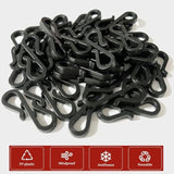 Pack Of 100 Holiday Light Clips Christmas Light Clips Outdoor Hang String Lights Clips Hooks For Christmas Decoration String Lights Weatherproof Outdoor Lights Clips For Halloween Xmas
