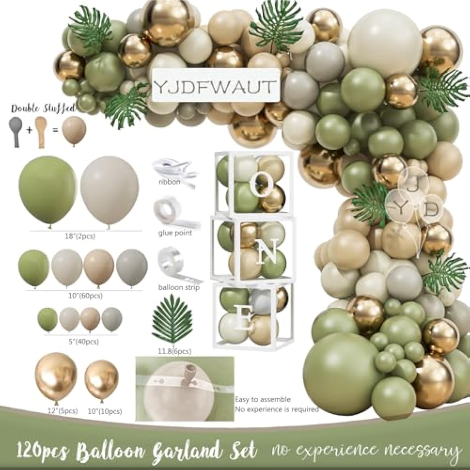 Wild One Birthday Decorations Party Supplies, Jungle Theme First Birthday Decorations For Boy Or Girl