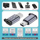 Mini Usb Male To Micro Usb Female Adapter Mini Usb Plug To Micro Usb2.0 Jack C