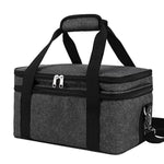 Acrylic Paint Storage Case, Black, Unisex, Plastic And Leather, Ideal For Artists On-The-Go