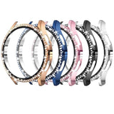 5 Pack Bling Screen Protector Case Compatible With Samsung Galaxy Watch 6 40Mm 2023, Hd Full Protection Bumper Case Cover Compatible With Galaxy Watch 6 40Mm,Black,Silver,Blue,Rose Pink,Gold