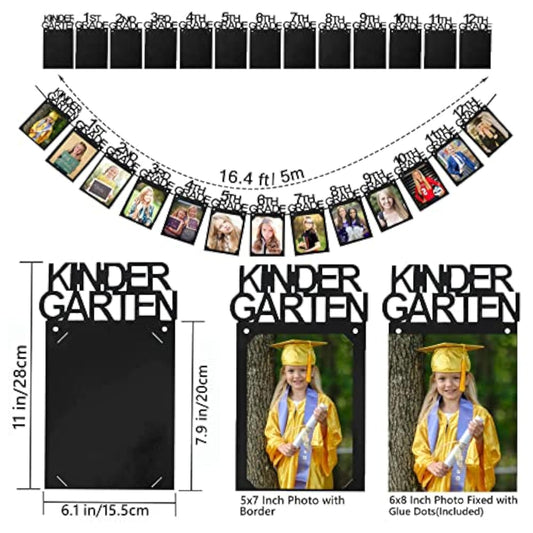 Graduation Decorations 2025 2026 5X7 Photo Banner For Class Of 2025 Decorations K-12 Picture Banner For Senior 2025 High School Decor Graduation Party Supplies Td114