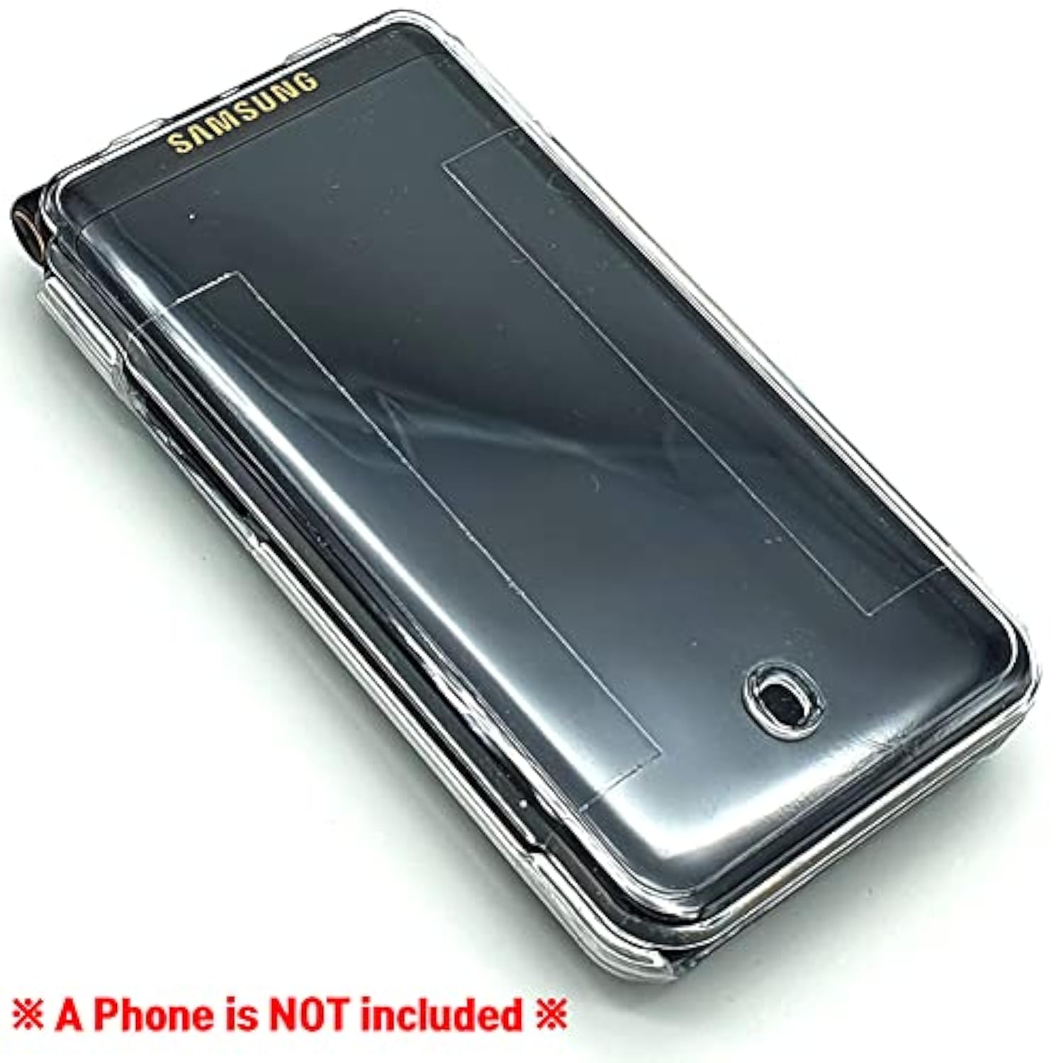 Shockproof Protection Hard Phone Case Protective Clear Cover For Samsung Galaxy Folder 2 Sm-G160 / Sm-G160N / Sm-G1650W / Sm-G165N / Sm-G1650 (Transparent)