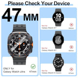 5-Pack Case With Screen Protector For Samsung Galaxy Watch Ultra 47Mm (2024)/Ultra 2 47Mm 2025