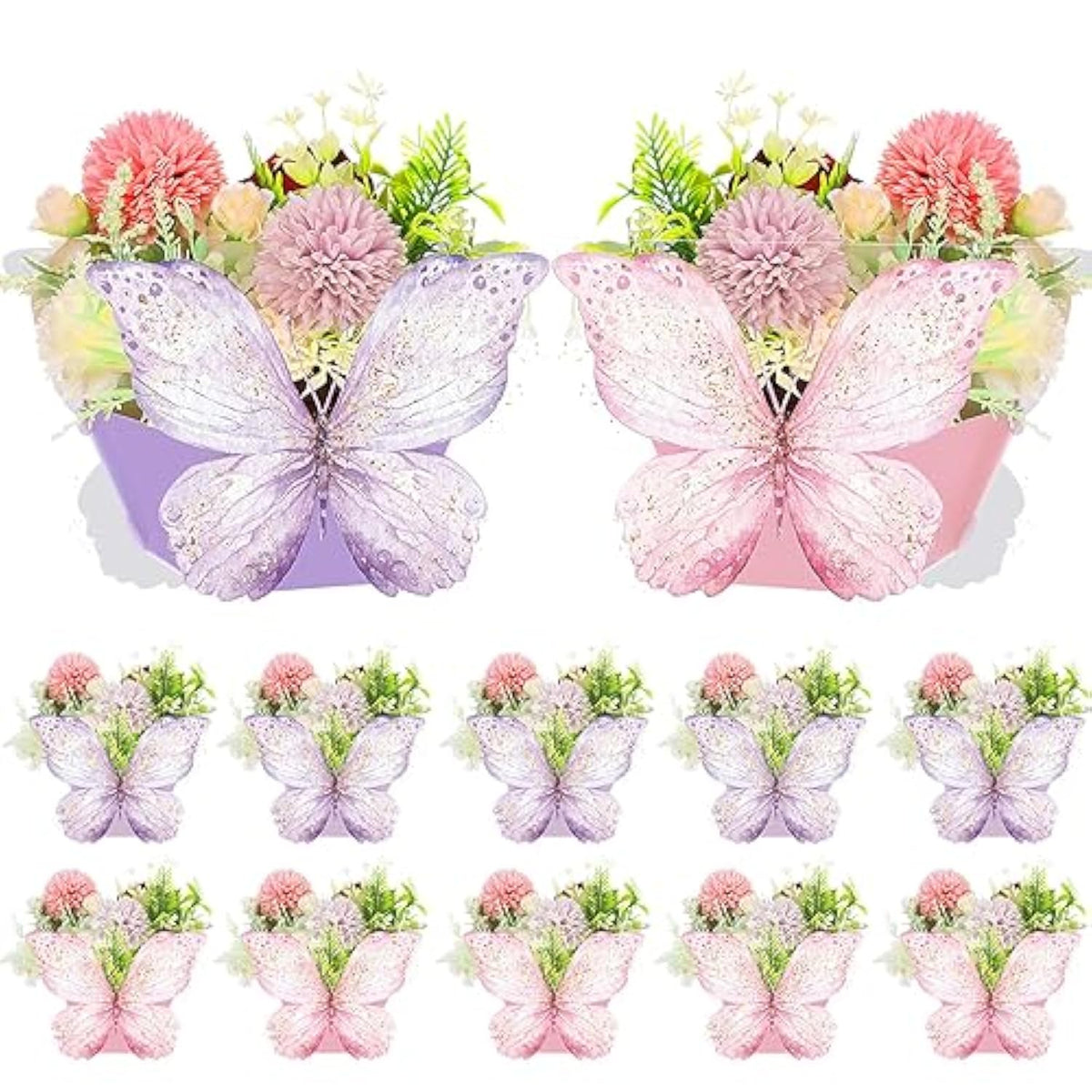 12 Pcs Butterfly Centerpieces Baby Shower Butterfly Party Decorations
