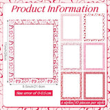 60 Sheets Valentines Stationery Paper Valentine Hearts Stationery Letterhead Paper For Writing Letters Scrapbook Printing Wedding Greeting Cards Invitation Printing 8.5" X 11"