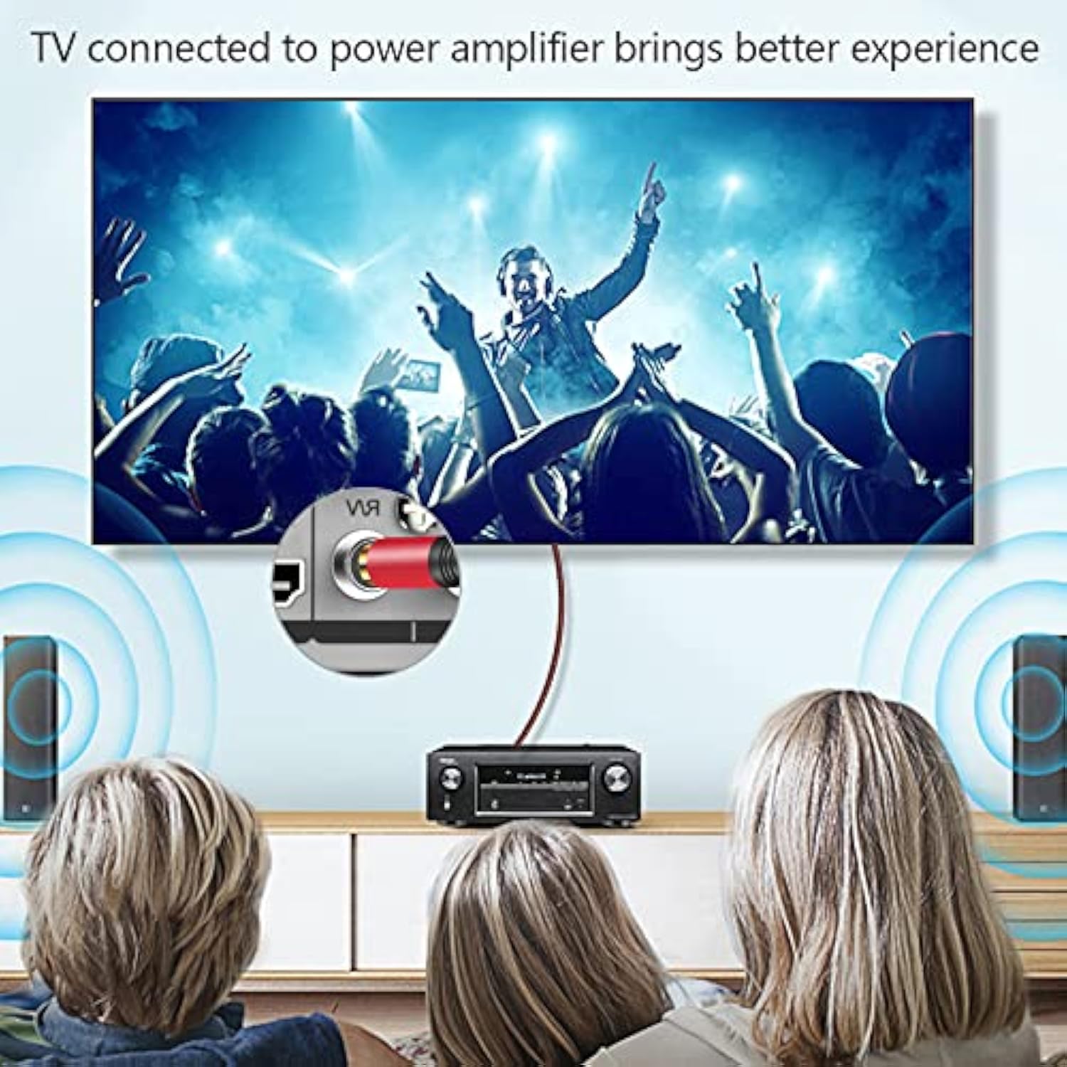 Digital Coaxial Audio Cable 20Ft,1Rca Male To 1Rca Male Subwoofer Cable Nylon