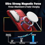 For Samsung Galaxy A36 5G Phone Case Built In Lens Protector [Compatible With Magsafe] [15 Ft Military Grade Drop Protection] With 2X Tempered Glass Screen Protector Shockproof Case(Eed)